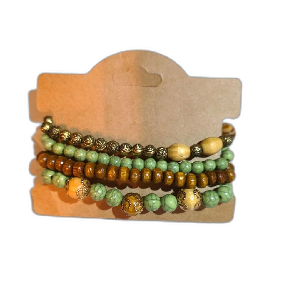 Bohemian-style stackable bracelets - Picture 2 of 4